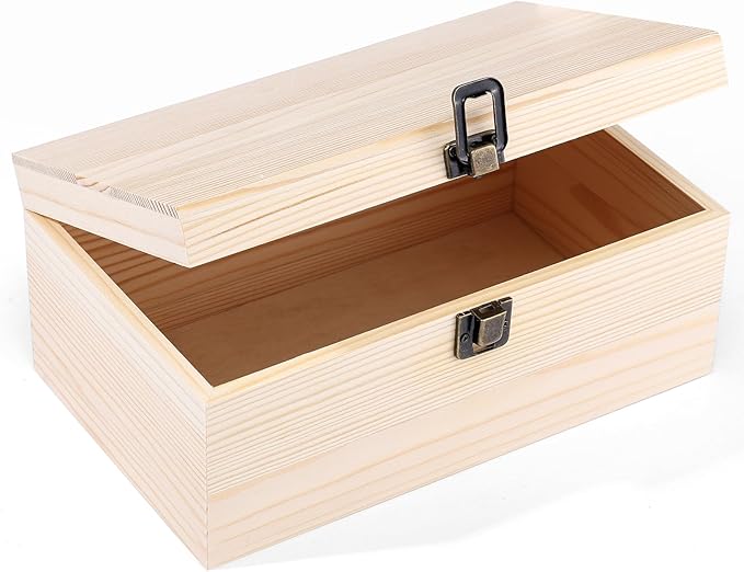 WSICSE Unfinished Wood Box