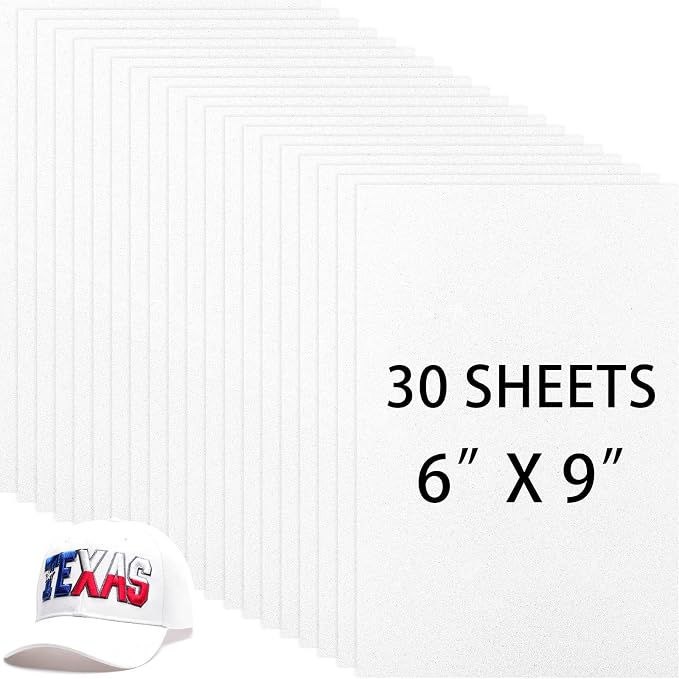 Innconee 30 Pcs Embroidery Foam 3D 3mm EVA Puffy Foam Sheets