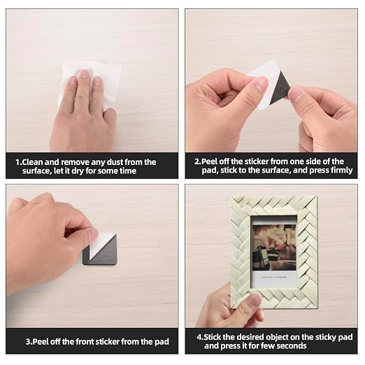 HASAAO 120 PCS Strong Double Sided Tape Heavy Duty | Strong Adhesive Strips