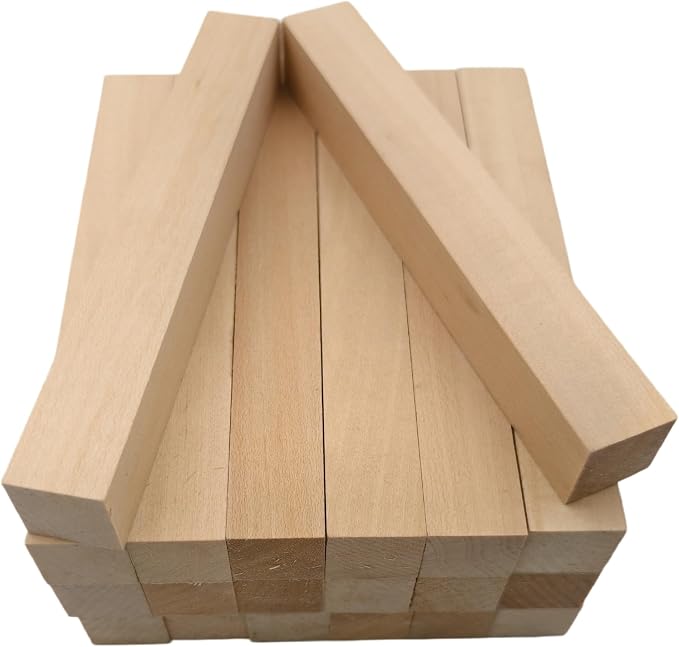 20PCS Basswood Carving Blocks, Whittling Wood Carving Kit, Unfinished Wooden