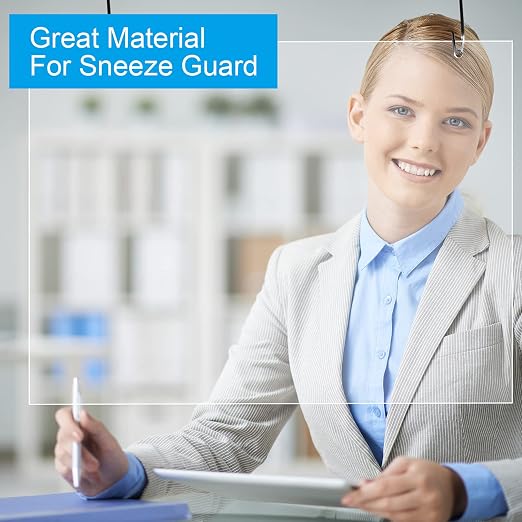 2 Pcs 1/16 Inch Thick Clear Acrylic Sheet 12 x 12 Inch Transparent Acrylic