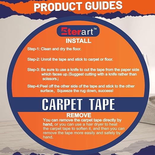 ETERART Double Sided Carpet Tape, No-Residue