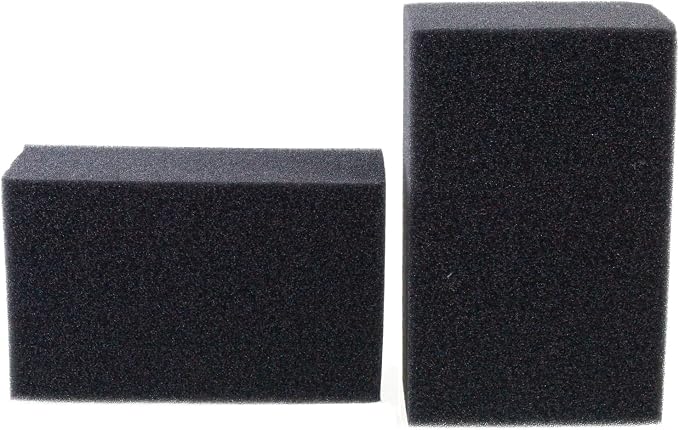 AQUANEAT 2 Pack Aquarium Bio Sponge Filter Media Pad Cut-to-Size Open Cell Foam