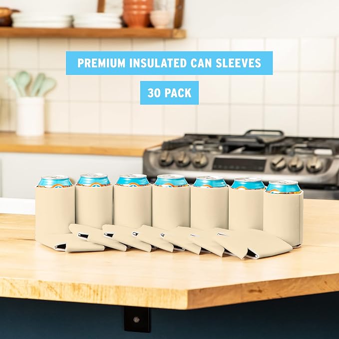 Blank Beer Can Coolers Sleeves Soft Insulated Beer Can Coolies