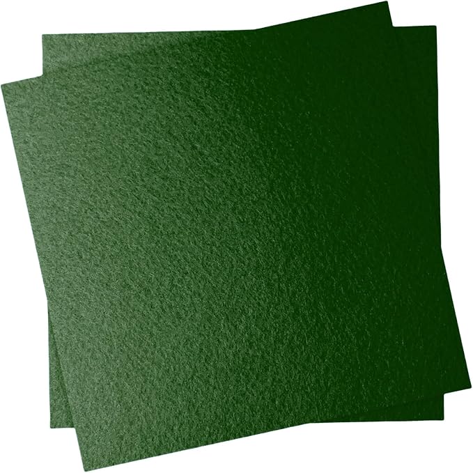 12" x 12" Felt Fabric Sheets for Crafts, 1mm Thick, Squares Felt Paper for