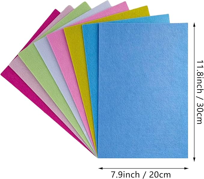 Jtnohx Stiff Felt, 2mm Thick Felt Sheets