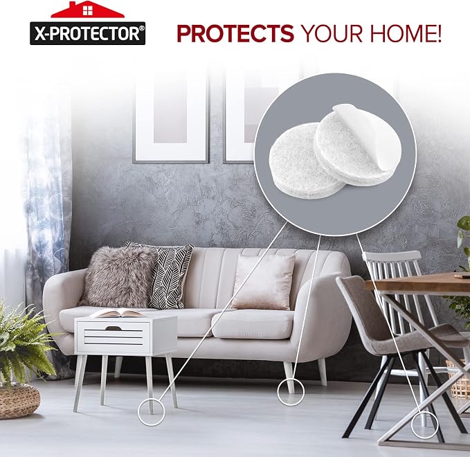 Felt Furniture Pads X-PROTECTOR 133 PCS