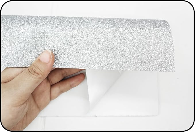 pson 10Pcs 7.8 x 11.8 Inch Shiny Self-Adhesive EVA Foam Sheets