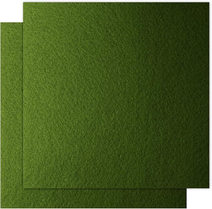12" x 12" Felt Fabric Sheets for Crafts, Squares Felt Fabric Sheets, 1mm Thick