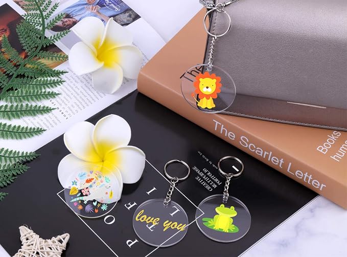 Audab Acrylic Keychain Blanks