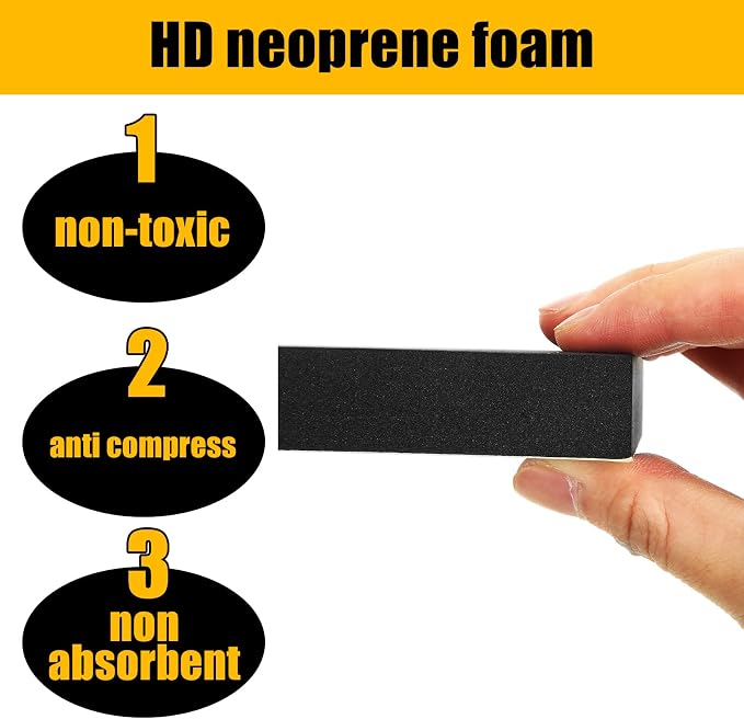 Frienda 8 Pcs Adhesive Foam Padding Sheets