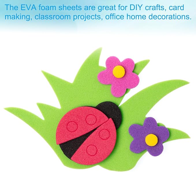 PATIKIL 20 Pack EVA Foam Sheets