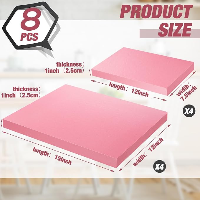 Xps Foam 12 x 15 and 12 x 7.5 Polystyrene Rectangles Foam Board Craft