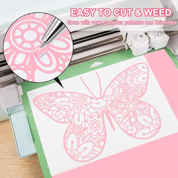 VINYL FROG Matte Princess Pink Permanent Vinyl Roll 12" x10ft 001 Vinyl |