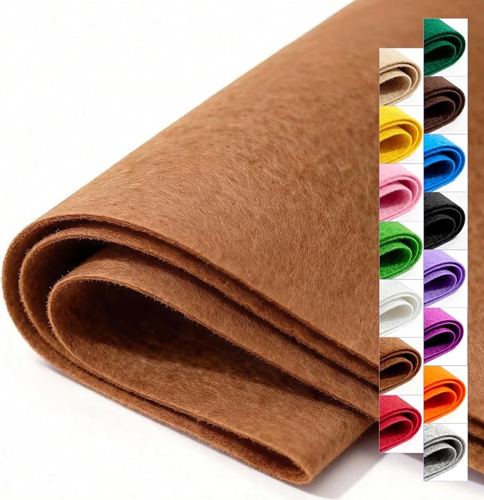Felt Fabric 36'' X 36'' Large Felt Sheets Stiff Craft Felt by The Yard