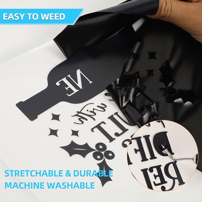 Guangyintong Black HTV Heat Transfer Vinyl Rolls