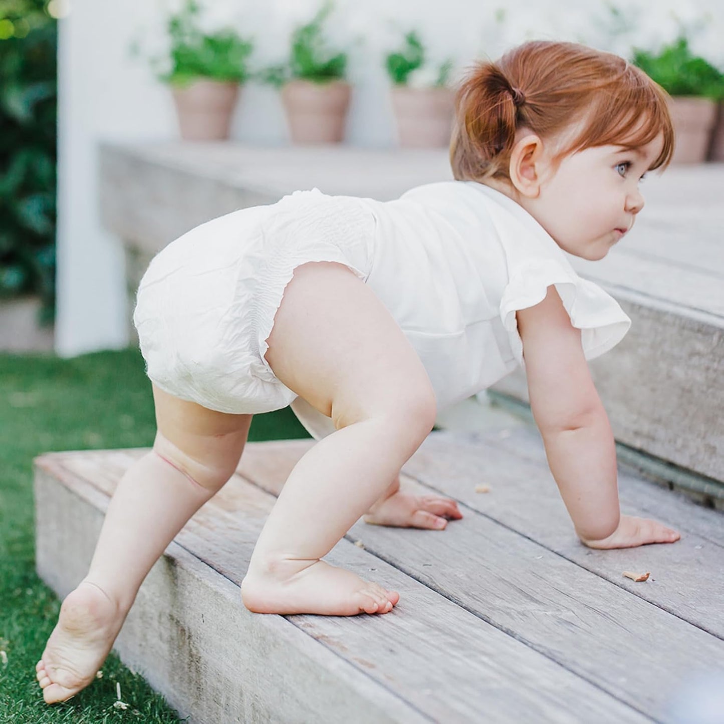 Terra Size 4 Diapers: 85% Plant-Based Diapers, Ultra-Soft & Chemical-Free for Sensitive Skin, 22-30 Pounds, 18 Count (Pack of 8)