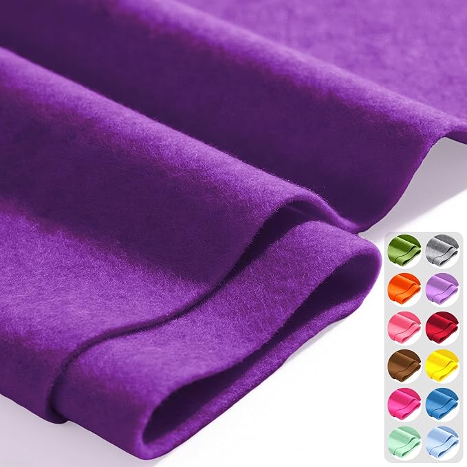 Bright Violet 36" X 36" Felt Fabric Sheet