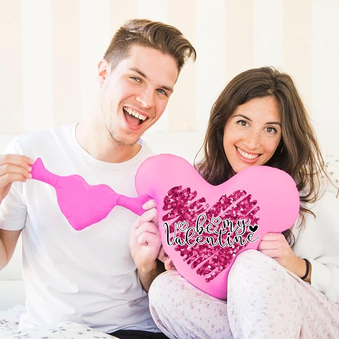 HTVSTD Valentines Pink Red HTV Heat Transfer Vinyl 16pcs 12×10in | Pink Red