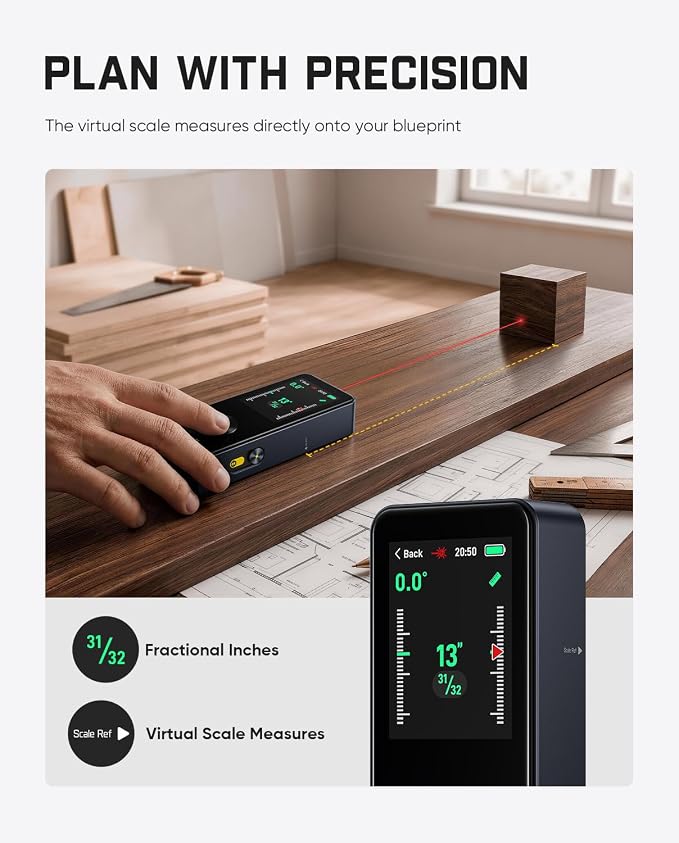 Fanttik Neo A11 Pro Laser Measure, Bubble Level