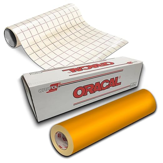 ORACAL 651 Golden Yellow Gloss Permanent Vinyl – Weather-Resistant Roll