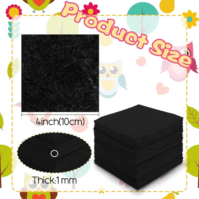 60PCS Felt Sheets Fabric