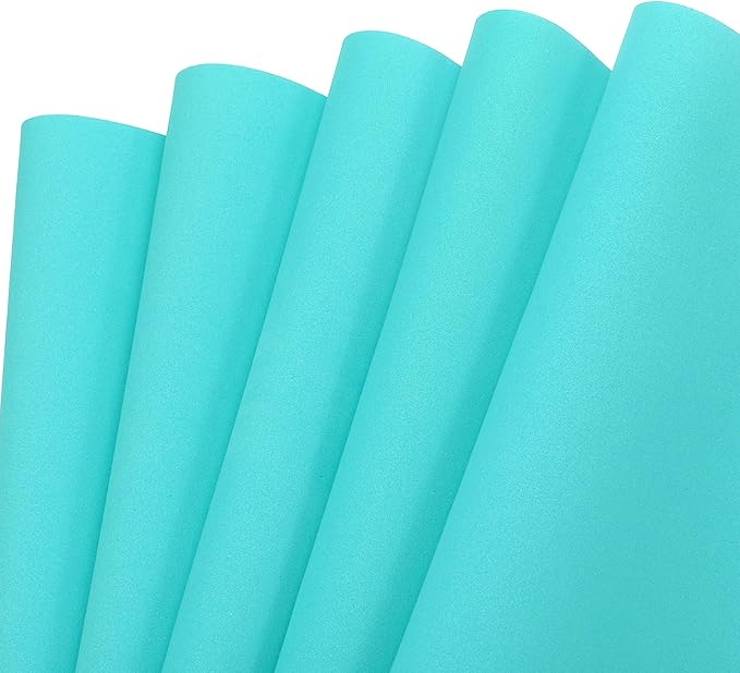 MECCANIXITY EVA Foam Sheets Blue Green 35.4 Inch x 19.7 Inch 2mm Thick Crafts