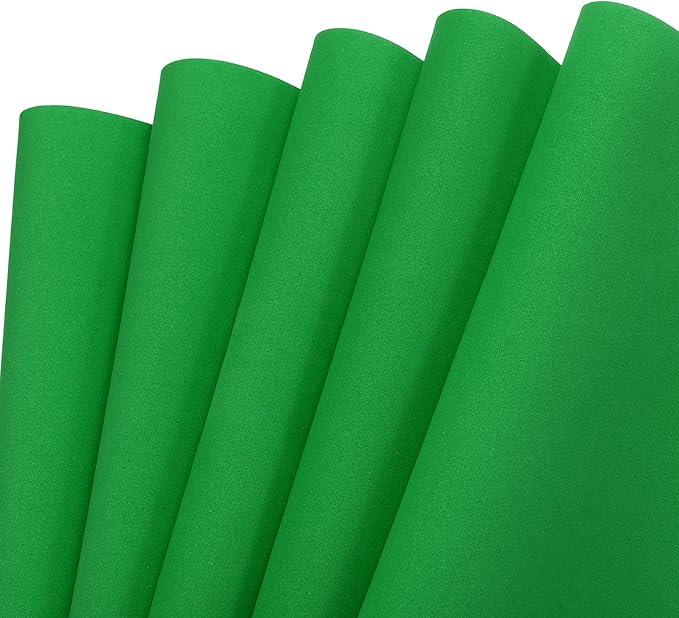 MECCANIXITY EVA Foam Sheets Grass Green 35.4 Inch x 19.7 Inch 2mm Thick Crafts