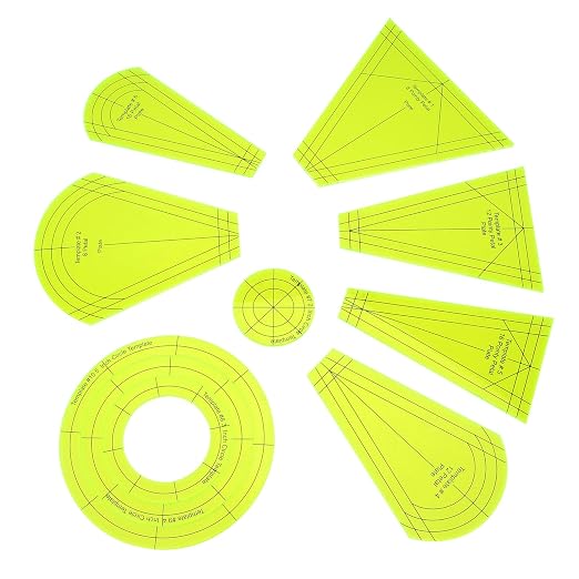 Acrylic Quilting Template Ruler, Design Plate, Patchwork Templates
