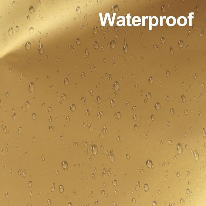 Luomorgo Gold Permanent Vinyl Roll 12" x 5FT | Glossy, Waterproof Adhesive Vinyl