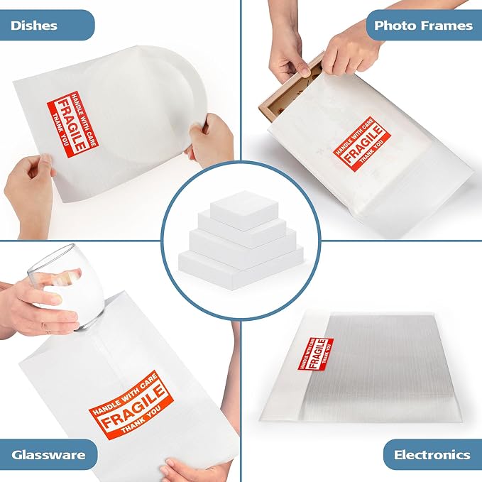 540Pcs Dish Packing Supplies for Moving, 290Thickened High-Density Foam Wrap