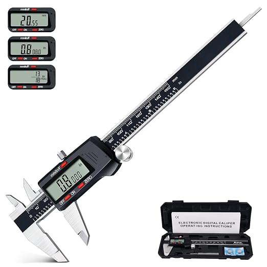 Kynup Digital Vernier Caliper, Caliper Measuring Tool, Outside Micrometer Dial