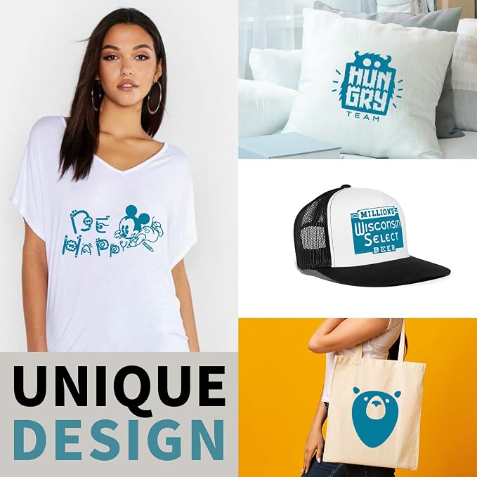 HTVRONT Teal Heat Transfer Vinyl