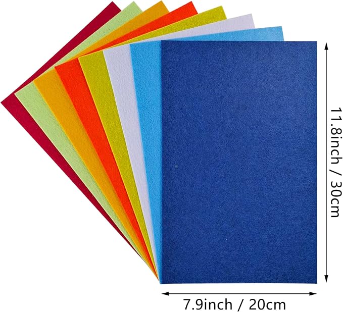 Jtnohx Stiff Felt, 2mm Thick Felt Sheets