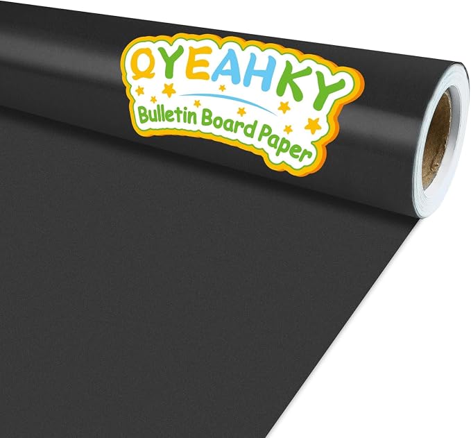 Black Bulletin Board Paper Roll