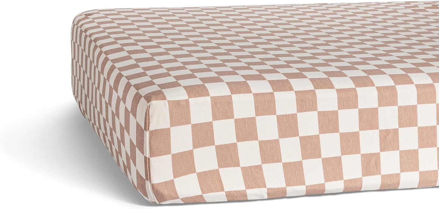 Parker Baby Soft & Durable Fitted Baby Crib Sheets | Snug Fit for Standard Crib Mattresses | Machine Washable, Fade-Resistant & Modern Nursery Designs
