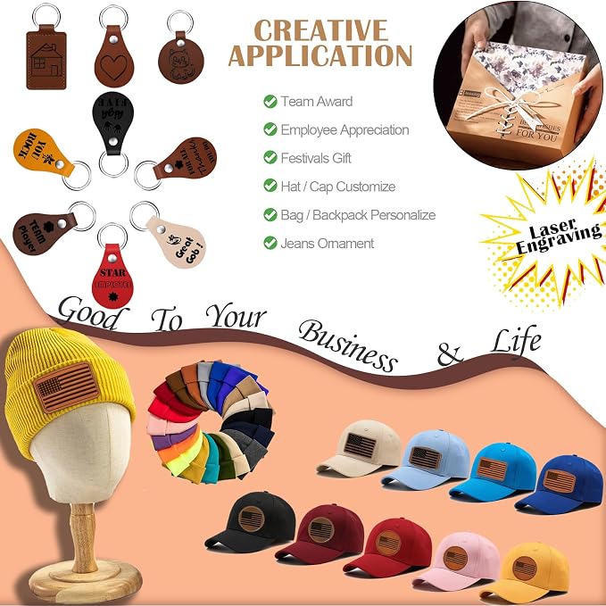 90 Pcs Lasable Engravable Blanks