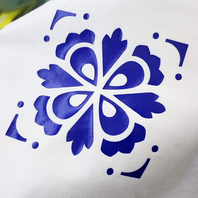 guangyintong Blue Heat Transfer Vinyl HTV Rolls, Glossy Surface HTV Vinyl