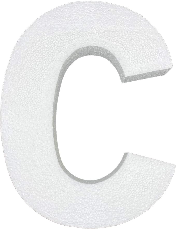 12 Inch Smooth Foam Letters