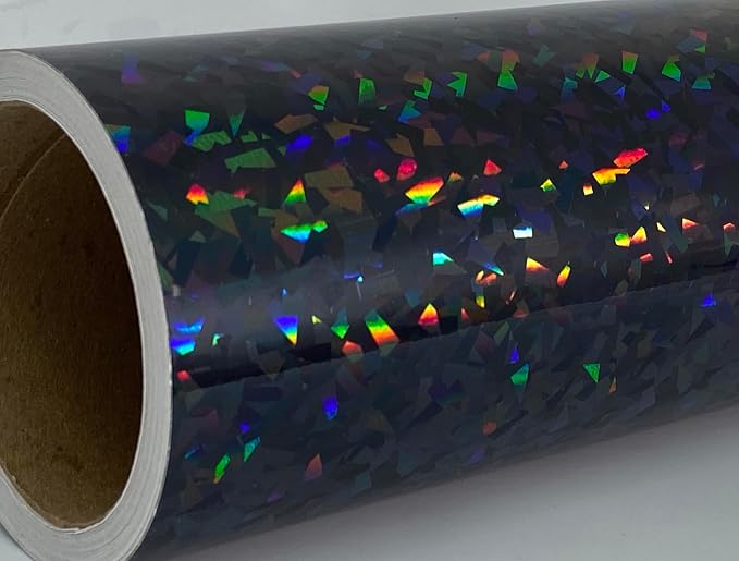 Holographic Crystal Sign Vinyl, HOLOCRYSTAL self-Adhesive Plastic
