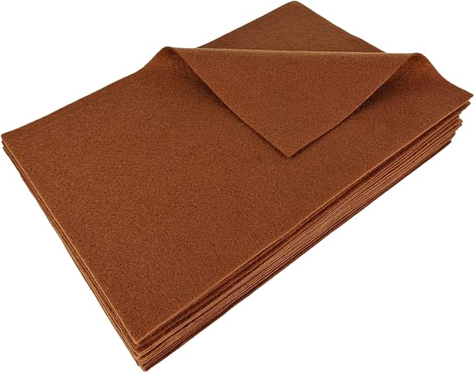 Jtnohx Color Felt, Soft Felt Sheets, 1.4mm Thick 8"x12" Handicraft Felt Fabrics