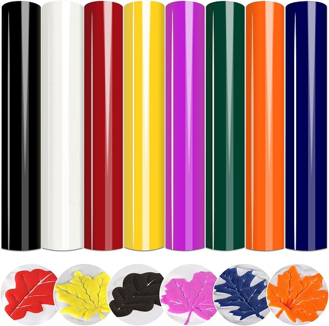 HTVSTD Puff HTV Heat Transfer Vinyl 8 Sheets 12×10in Iron on Vinyl | Puffy
