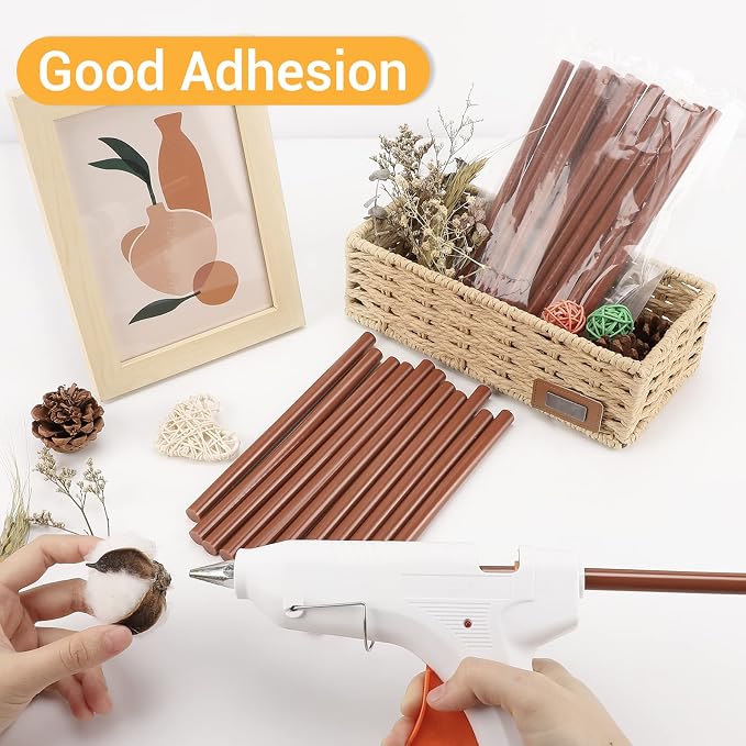 Brown Hot Glue Stick, Adhesive Hot Melt Gluing Sticks