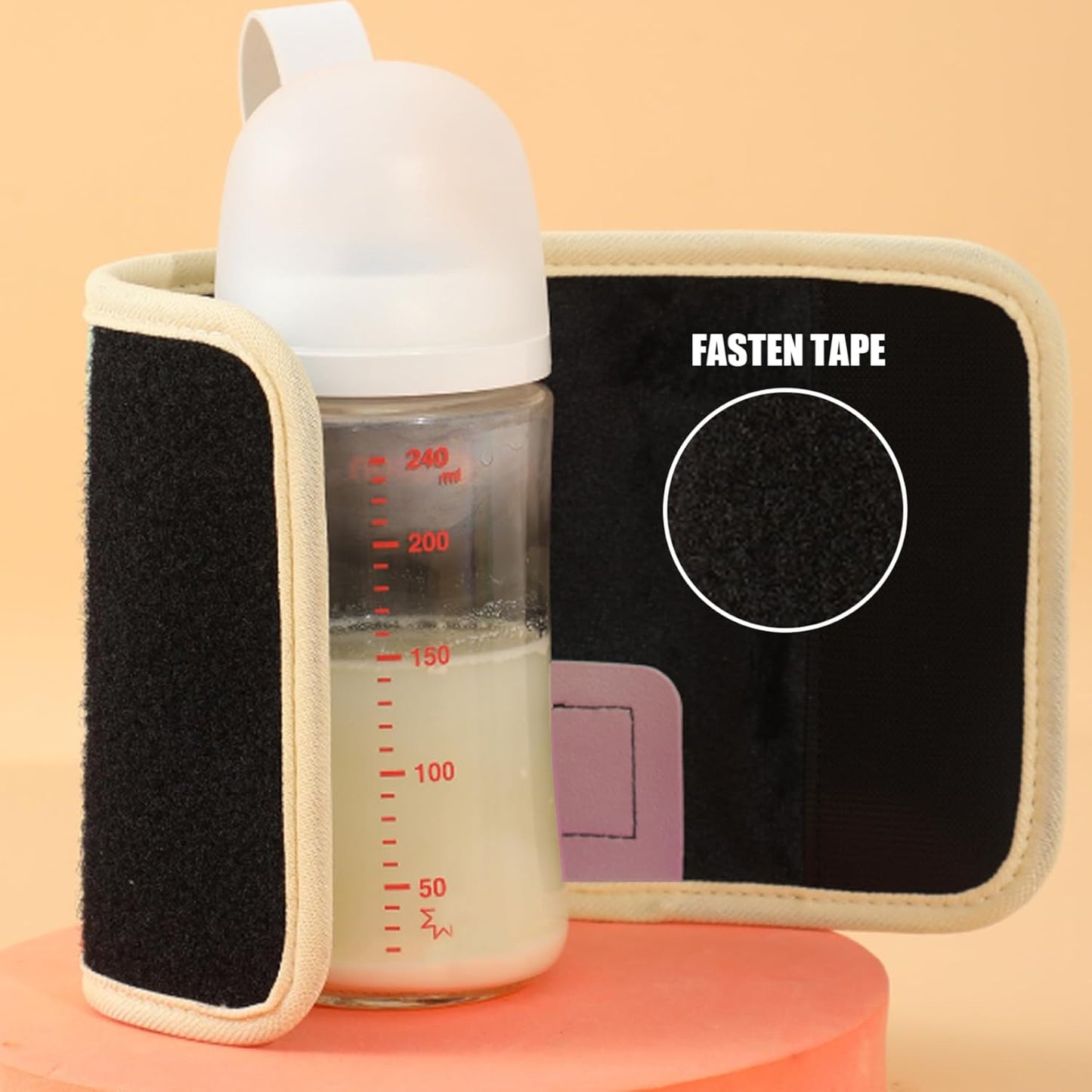 Portable Bottle Warmer 18W Quick Heating Baby Bottle Warmer Temperature Adjustable USB Baby Bottle Heater for Home Family Travel Style 2, Portable Bottle Warmer
