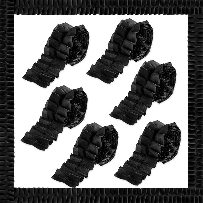 6 Rolls 40 Ft Ruffled Bulletin Board Borders Back to School Classroom Decor