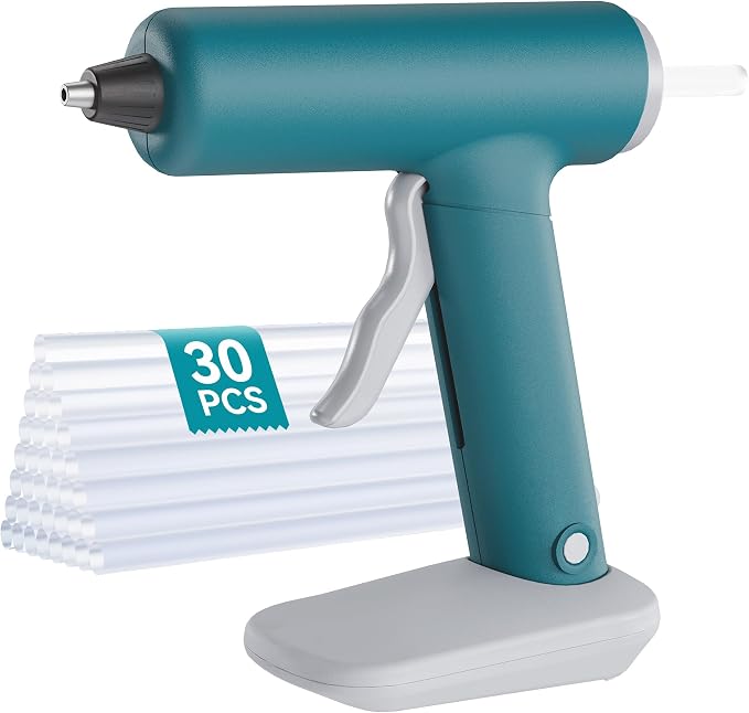 Cordless Hot Glue Gun, Fast Preheating