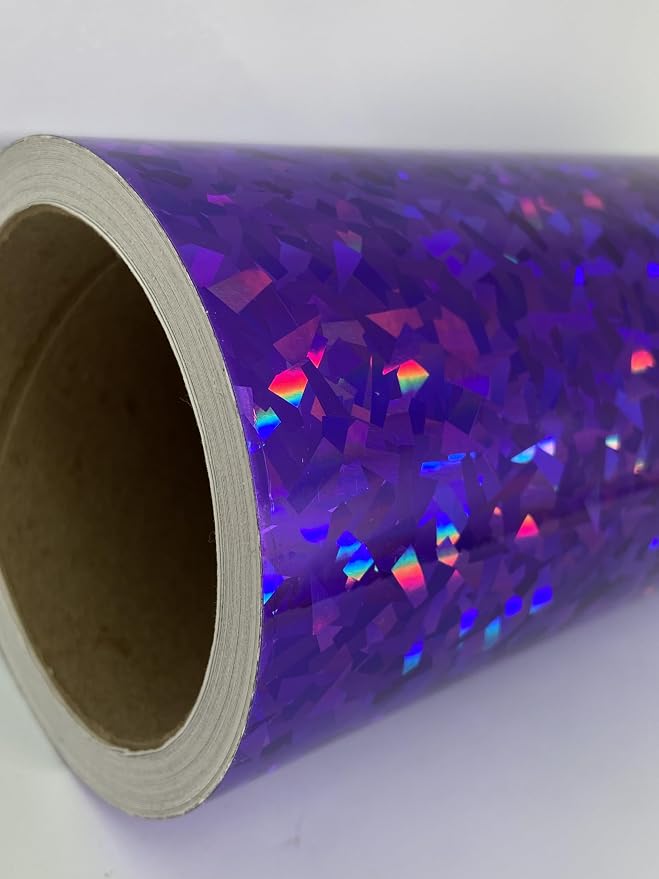 Holographic Crystal Sign Vinyl, HOLOCRYSTAL self-Adhesive Plastic