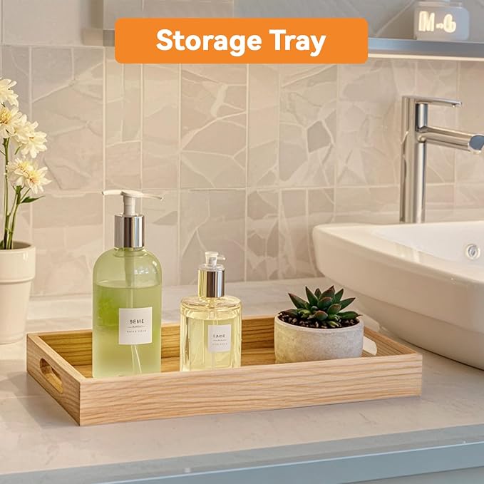Wooden Serving Trays with Handle