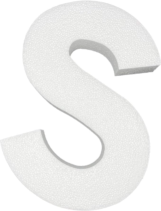 12 Inch Smooth Foam Letters