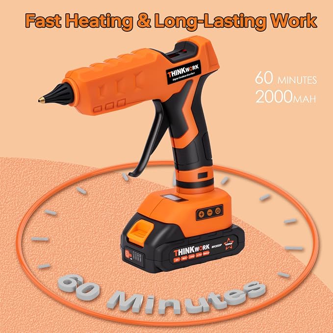 THINKWORK 20V Cordless Glue Gun